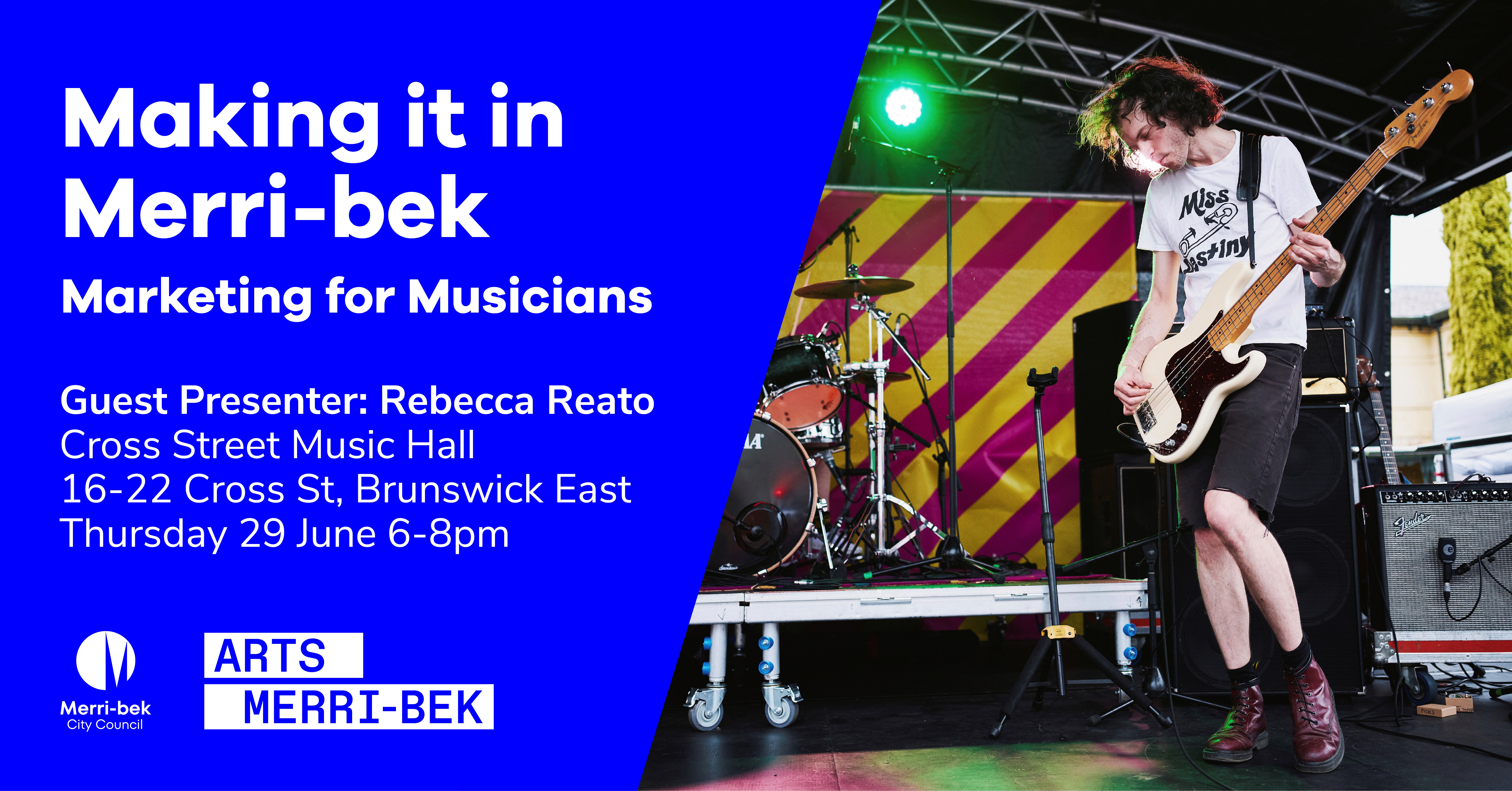 Making it in Merri-bek Workshop - Marketing for Musicians