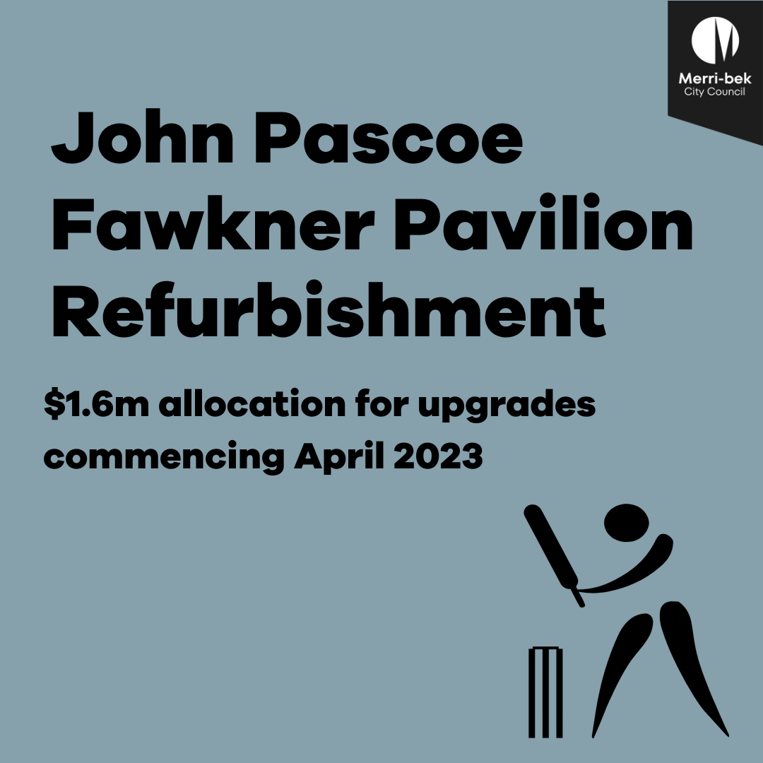 Accessible upgrades to John Pascoe Fawkner Reserve pavilion