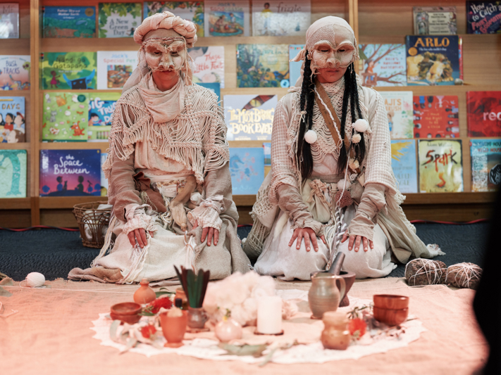 Knots of Becoming by Roots and Trace Ensemble, Fawkner Festa 2025. Photos by Simon Fazio.