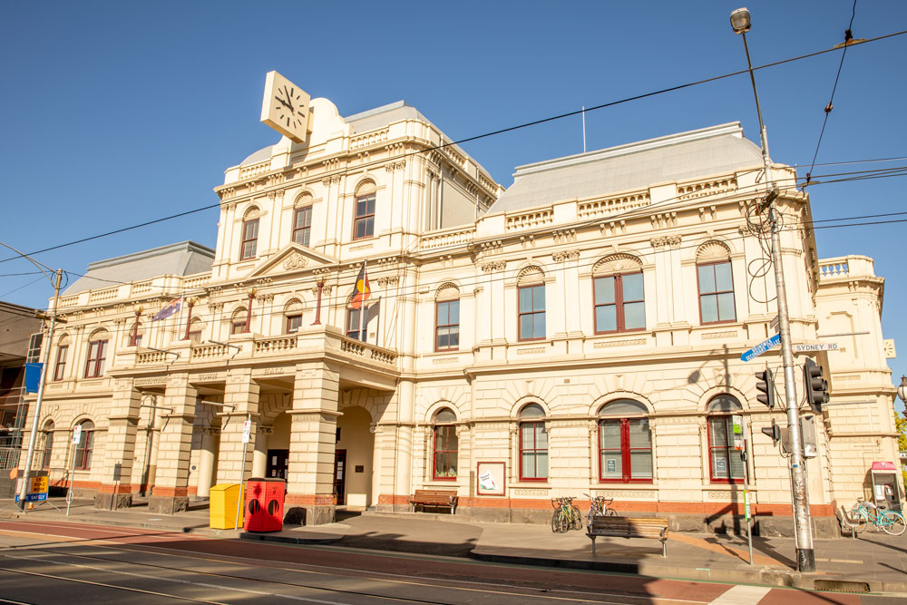 Brunswick Town Hall exterior