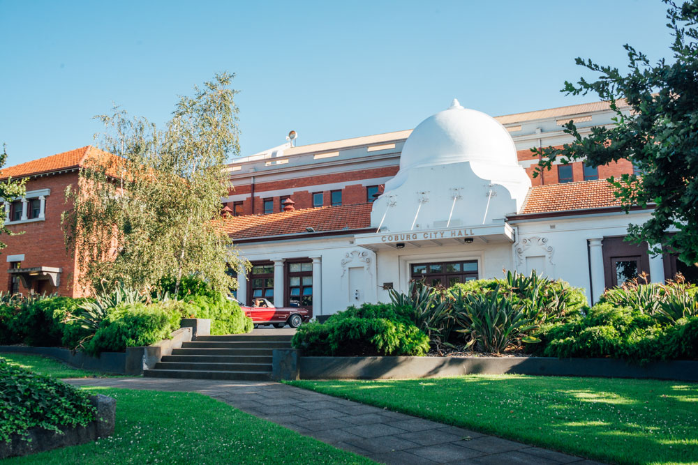 Coburg Town Hall Entrance