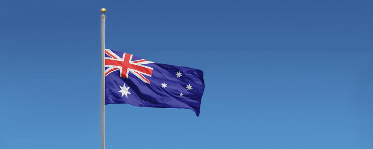 Australian flag to fly half-mast in memorium