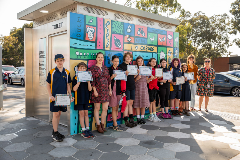 Primary students' remote artwork project goes live in Coburg